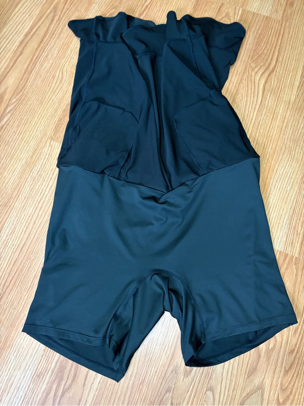 Black Athletic Skirt with shorts & Ruffle Hem - Picture 8 of 10